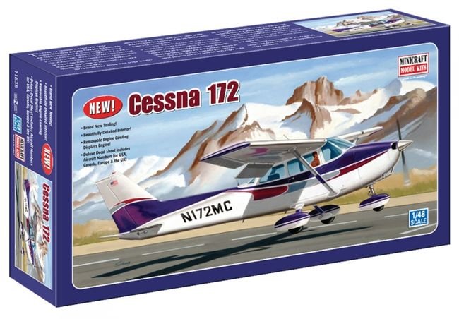 Cessna 172 3 Hjulig 1/48