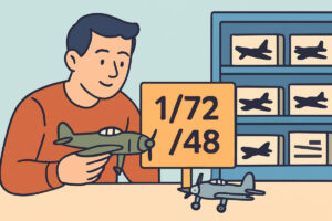 Lentokonemallien mittakaavat – 1/72 ja 1/48 vertailussa